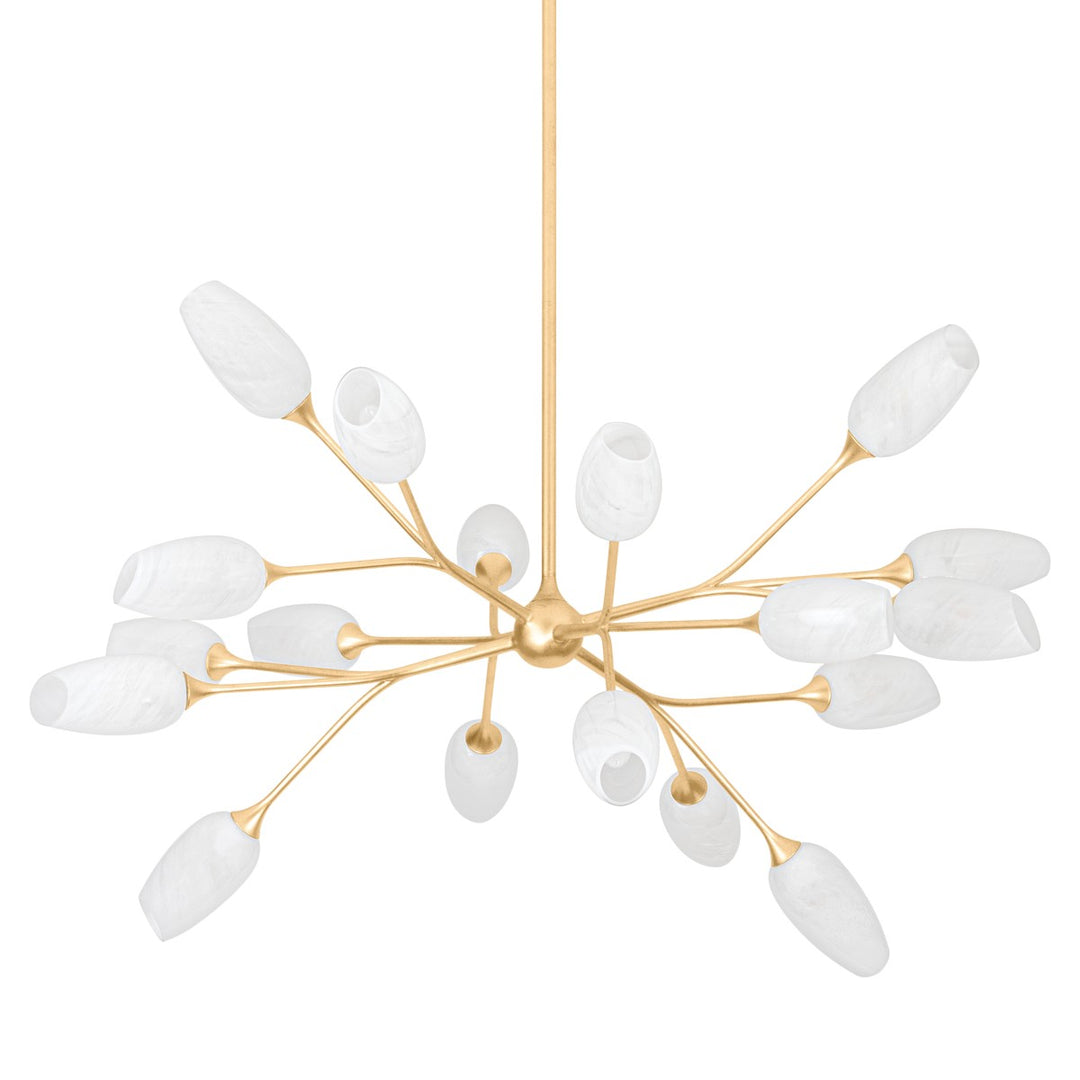 Troy Lighting Canada - F2144-VGL - 18 Light Chandelier - Aldean - Vintage Gold Leaf