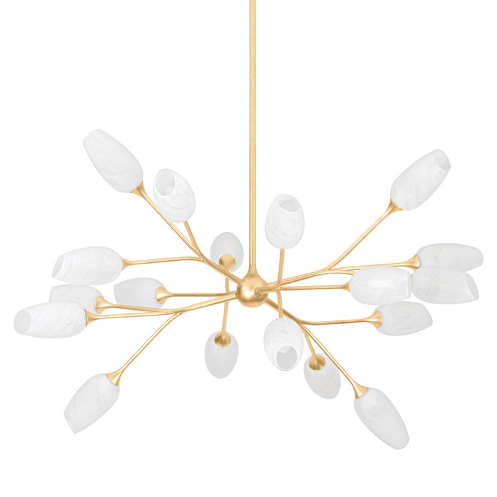 Troy Lighting Canada - F2144-VGL - 18 Light Chandelier - Aldean - Vintage Gold Leaf