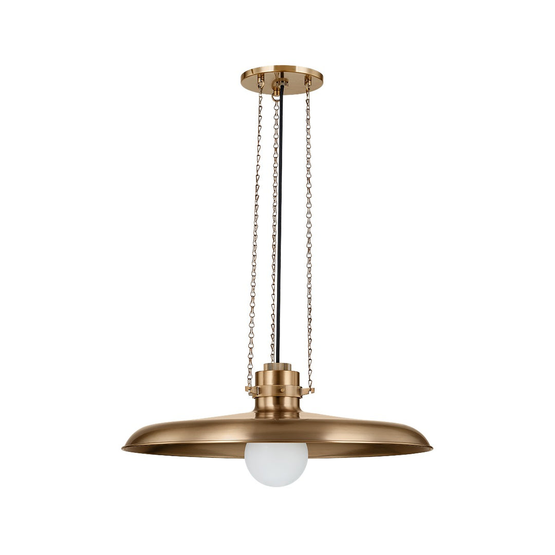 Troy Lighting Canada - F3224-PBR - One Light Pendant - Rainhill - Patina Brass