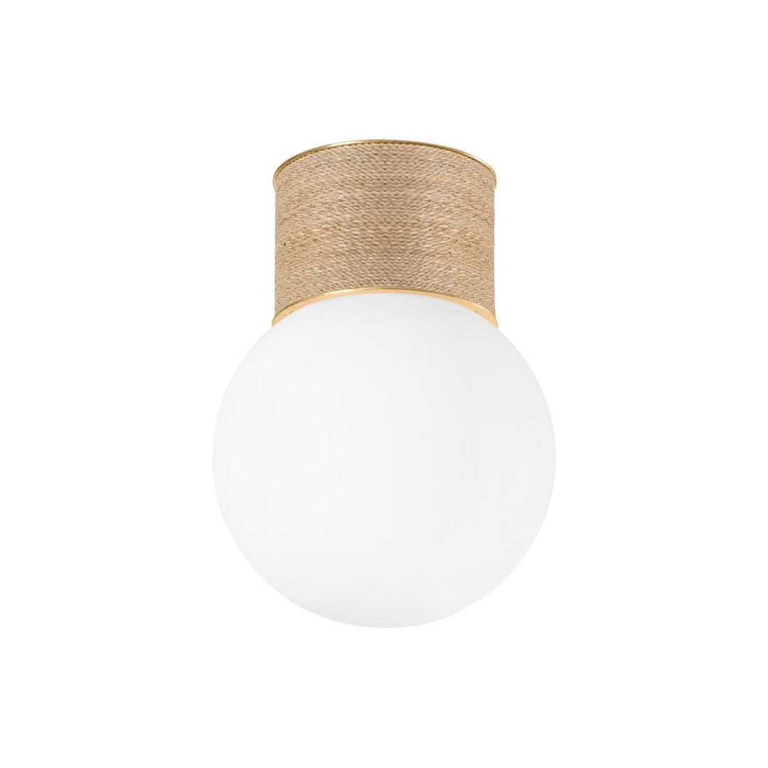 Ardsley One Light Flush Mount in Vintage Gold Leaf - available from The Lighting Shoppe, trusted by Canadian homeowners