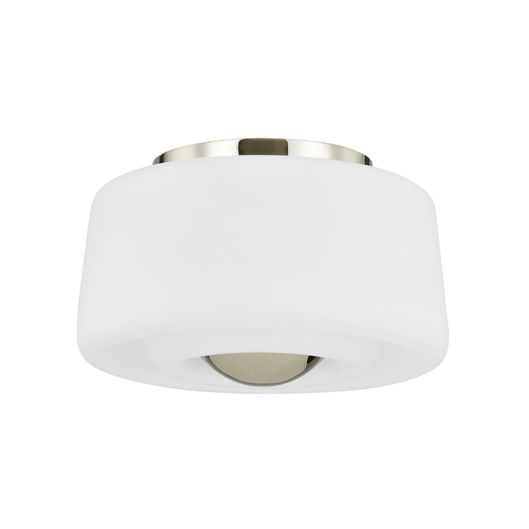 Ciela Two Light Flush Mount in Polished Nickel - available from The Lighting Shoppe, trusted by Canadian homeowners