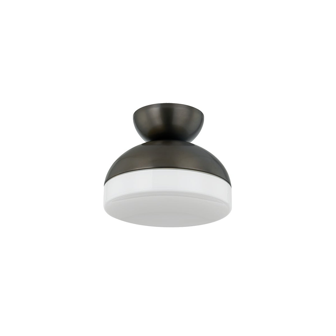 Rue One Light Flush Mount in True Bronze - available from The Lighting Shoppe, trusted by Canadian homeowners