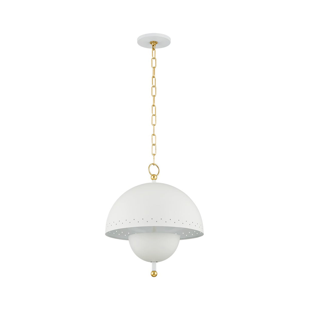 Jojo Two Light Pendant in Aged Brass/Soft White - available from The Lighting Shoppe, trusted by Canadian homeowners