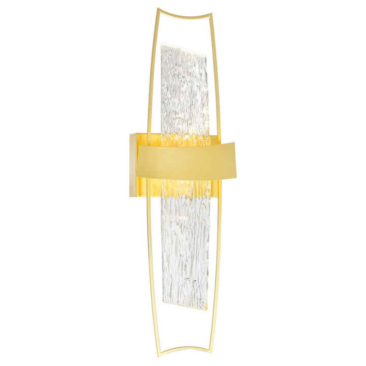 Guadiana LED Wall Sconce in Satin Gold - available from The Lighting Shoppe, trusted by Canadian homeowners
