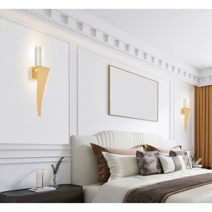 CWI Lighting Canada - 1502W7-1-602 - LED Wall Sconce - Catania - Satin Gold