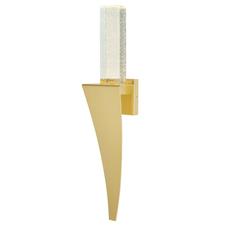 Catania LED Wall Sconce in Satin Gold - available from The Lighting Shoppe, trusted by Canadian homeowners