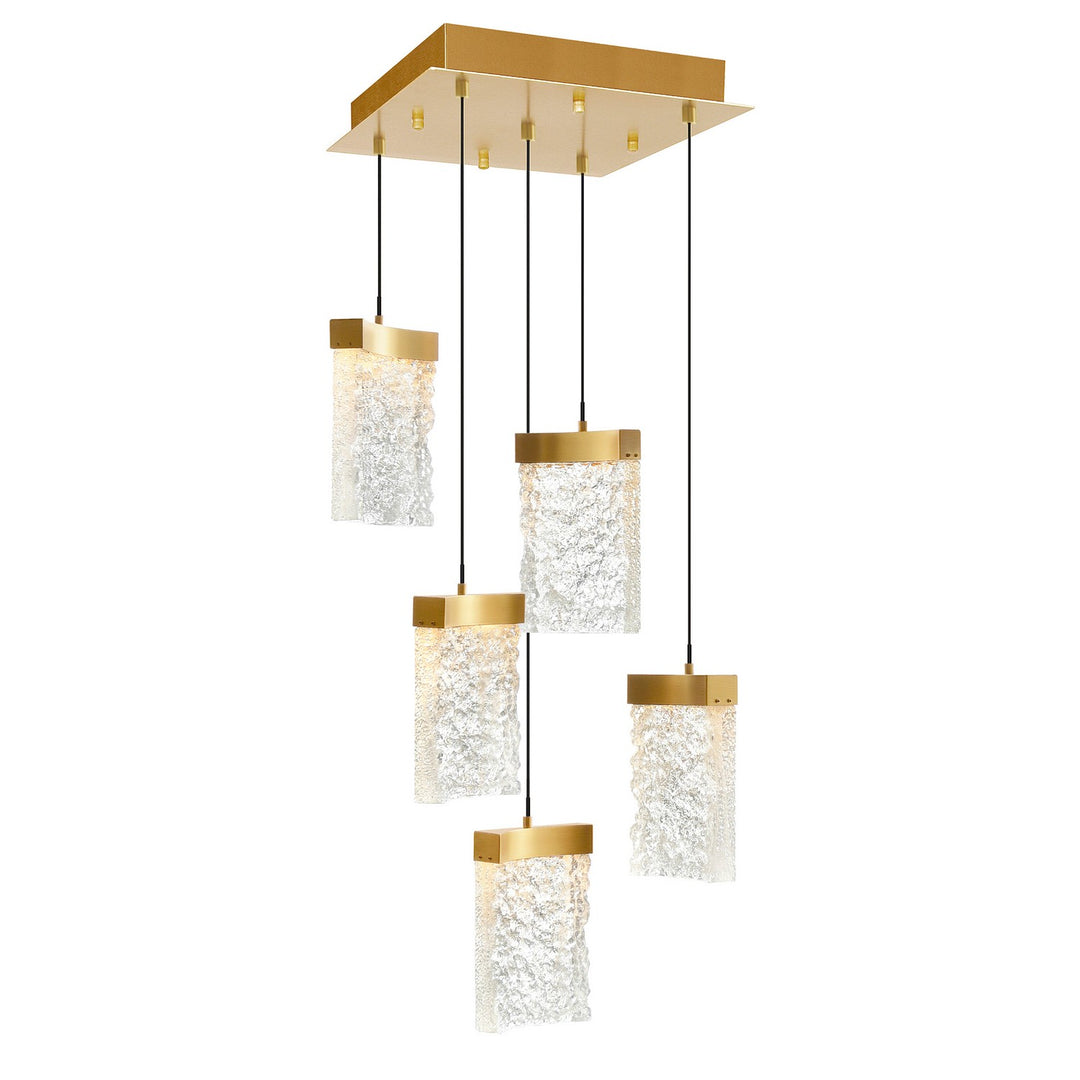 Lava LED Mini Pendant in Brass - available from The Lighting Shoppe, trusted by Canadian homeowners