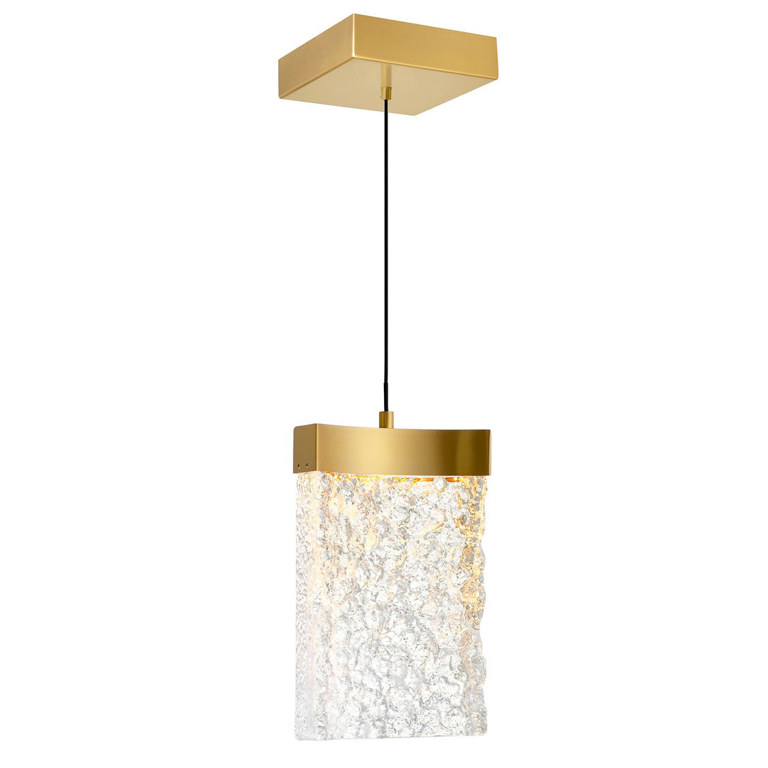 Lava LED Mini Pendant in Brass - available from The Lighting Shoppe, trusted by Canadian homeowners