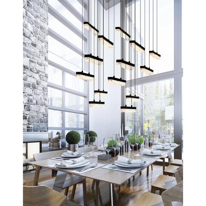 CWI Lighting Canada - 1588P60-14-101 - LED Chandelier - Stagger - Black