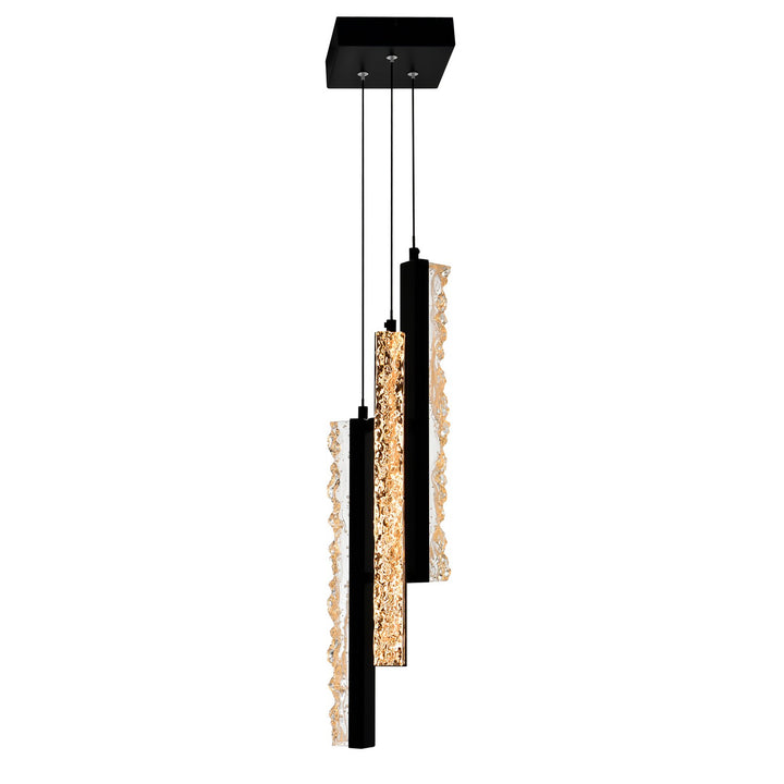 Stagger LED Mini Pendant in Black - available from The Lighting Shoppe, trusted by Canadian homeowners