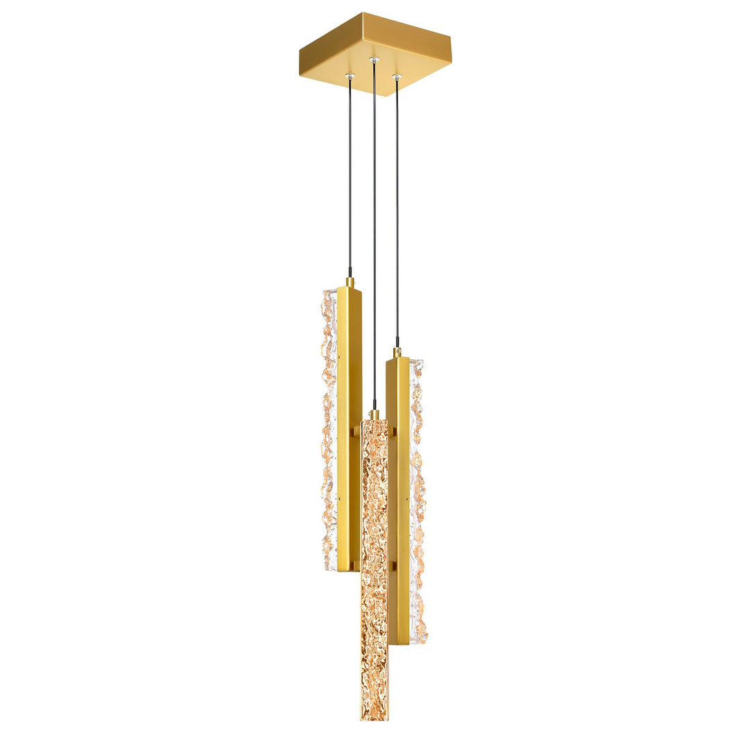 Stagger LED Mini Pendant in Brass - available from The Lighting Shoppe, trusted by Canadian homeowners