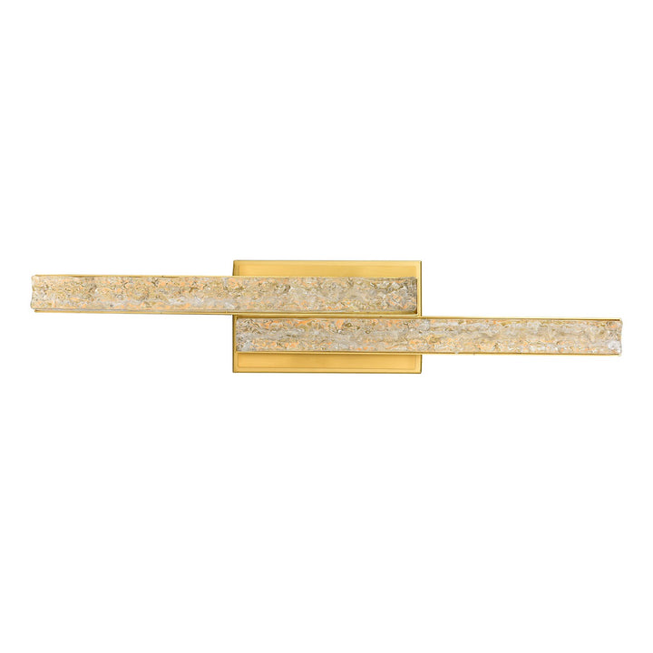 Stagger LED Vanity in Brass - available from The Lighting Shoppe, trusted by Canadian homeowners