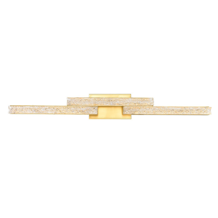 Stagger LED Vanity in Brass - available from The Lighting Shoppe, trusted by Canadian homeowners