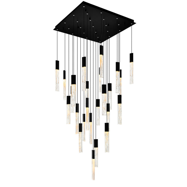 Greta LED Chandelier in Black - available from The Lighting Shoppe, trusted by Canadian homeowners