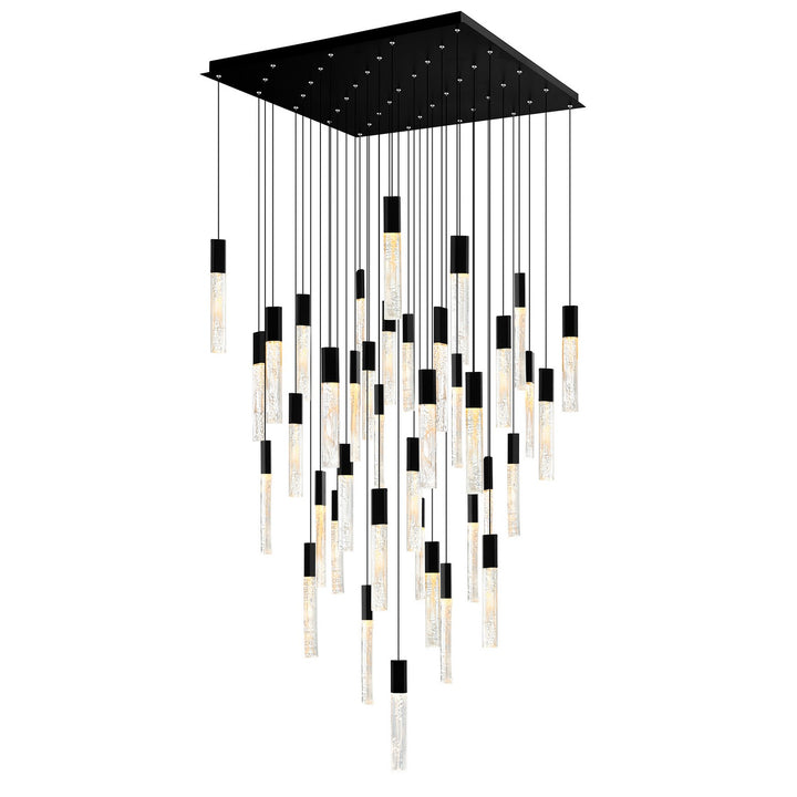 Greta LED Chandelier in Black - available from The Lighting Shoppe, trusted by Canadian homeowners