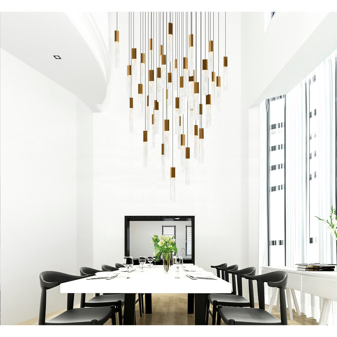 CWI Lighting Canada - 1589P36-41-624 - LED Chandelier - Greta - Brass