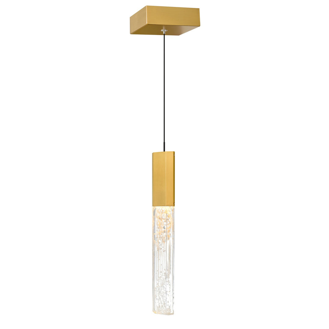 Greta LED Mini Pendant in Brass - available from The Lighting Shoppe, trusted by Canadian homeowners
