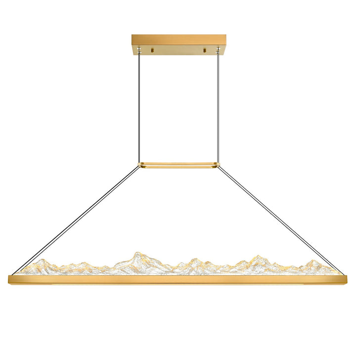 Himalayas LED Chandelier in Brass - available from The Lighting Shoppe, trusted by Canadian homeowners
