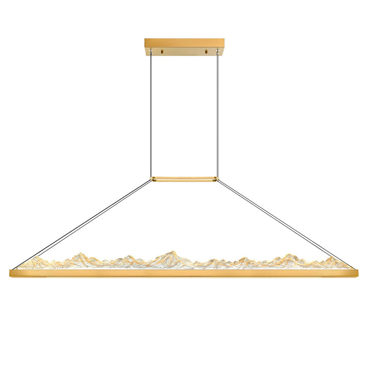 Himalayas LED Chandelier in Brass - available from The Lighting Shoppe, trusted by Canadian homeowners