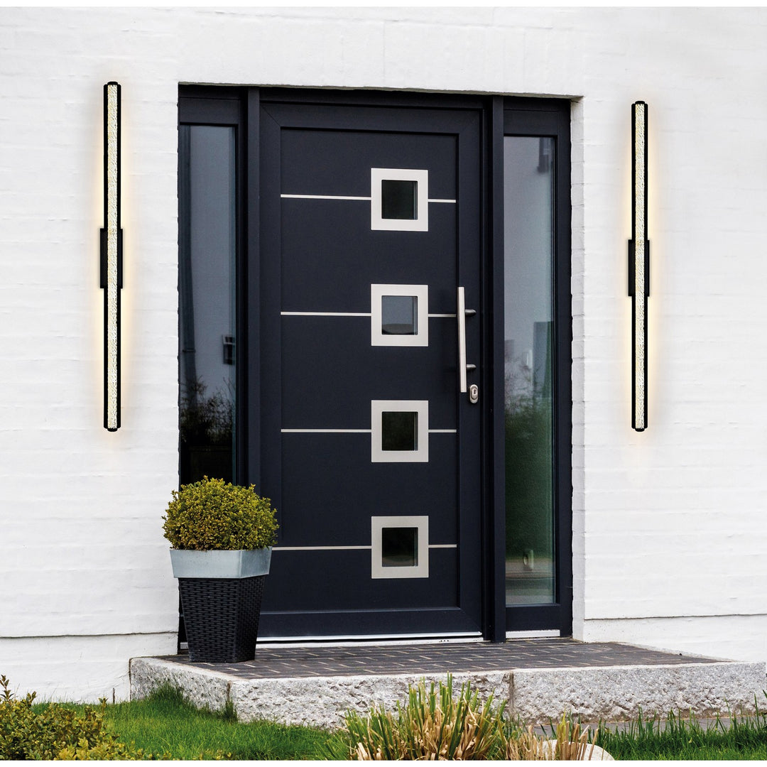 CWI Lighting Canada - 1702W48-101 - LED Outdoor Wall Lantern - Fiji - Black