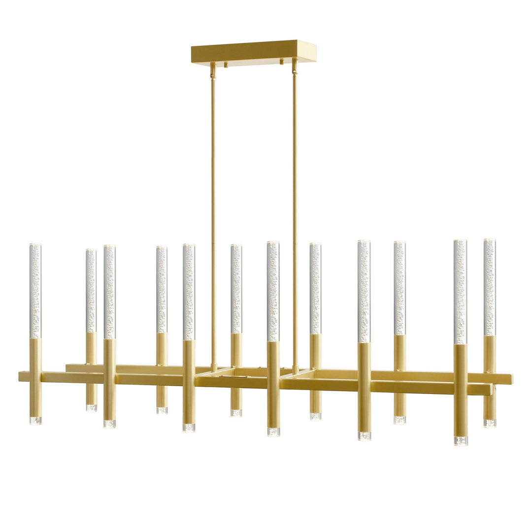Dragonswatch LED Chandelier in Satin Gold - available from The Lighting Shoppe, trusted by Canadian homeowners