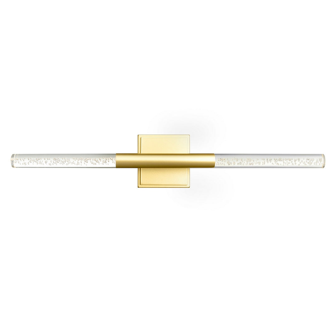 Dragonswatch LED Vanity in Satin Gold - available from The Lighting Shoppe, trusted by Canadian homeowners