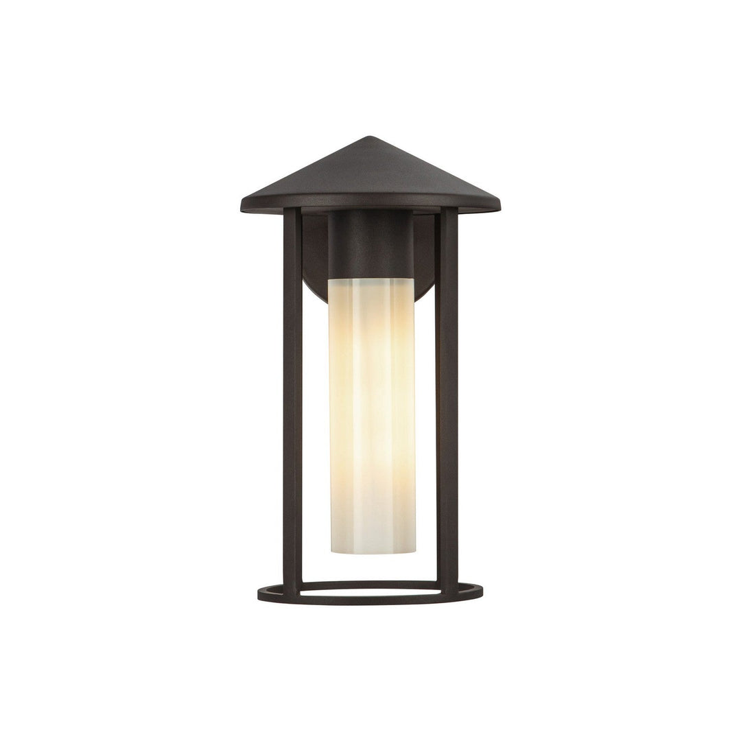 Alora Canada - EW526312BZGO - One Light Exterior Wall Mount - Tenko - Bronze/Glossy Opal Glass