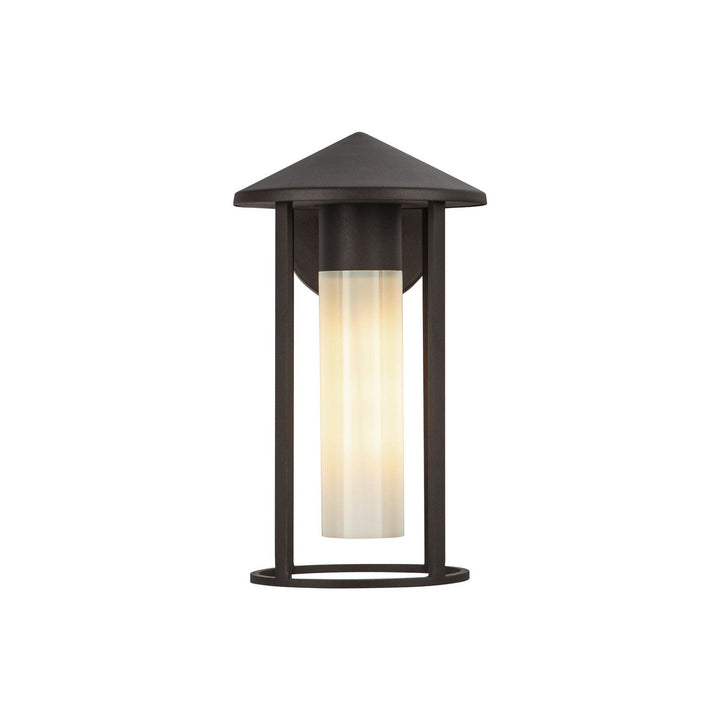 Alora Canada - EW526312BZGO - One Light Exterior Wall Mount - Tenko - Bronze/Glossy Opal Glass