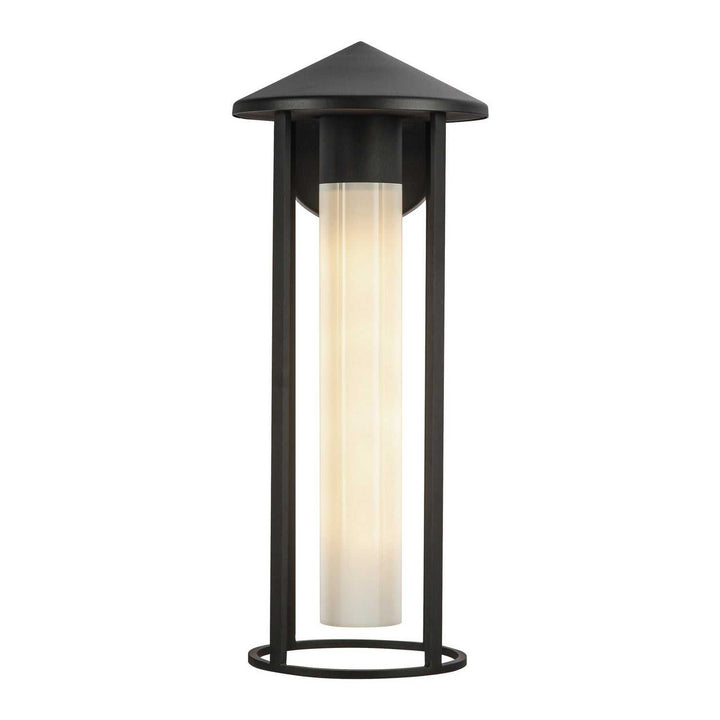 Alora Canada - EW526318BKGO - One Light Exterior Wall Mount - Tenko - Black/Glossy Opal Glass