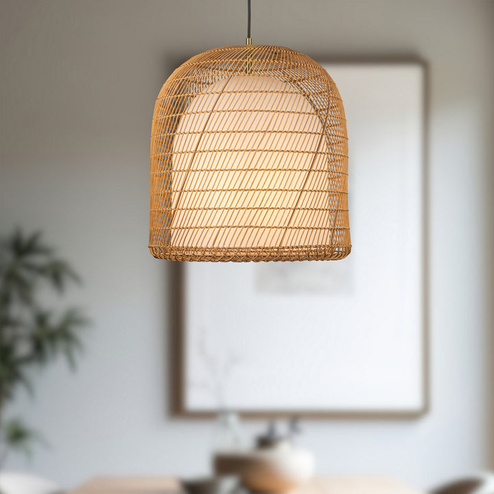 Alora Canada - PD631920BGOP - One Light Pendant - Bondi - Brushed Gold/Opal Glass