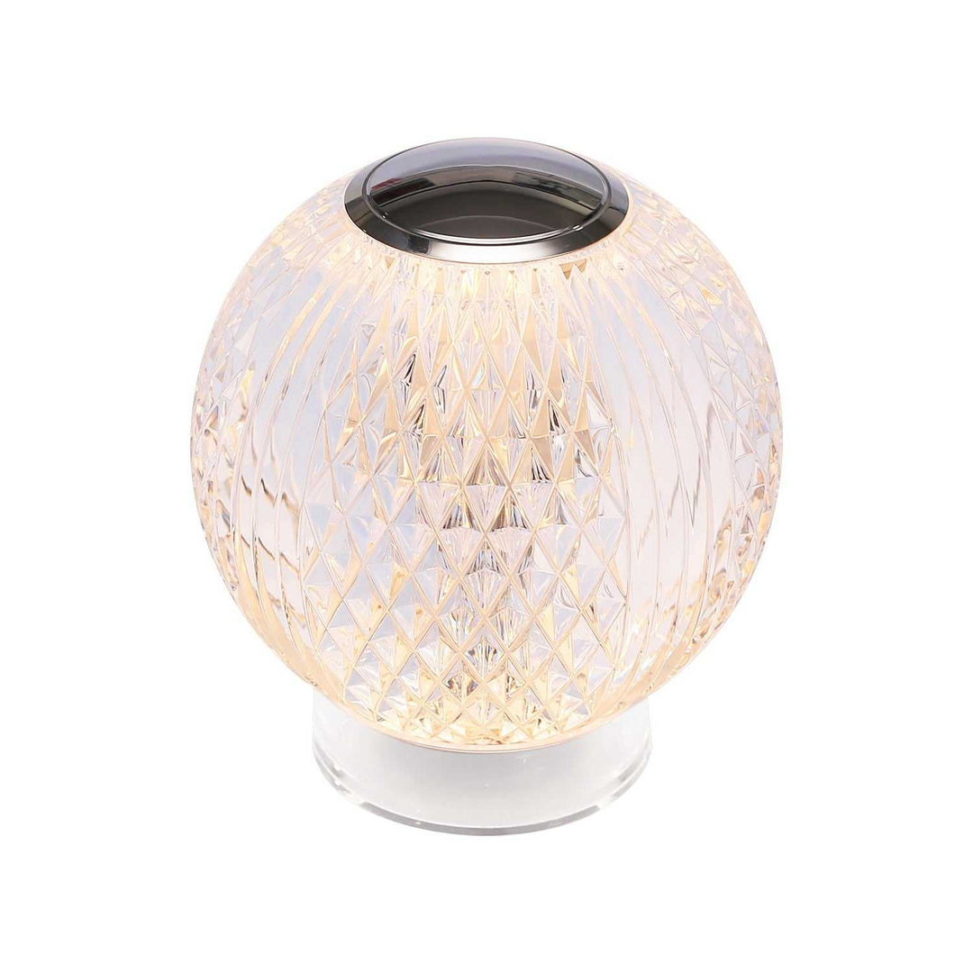 Marni LED Table Lamp in Polished Nickel Alora Canada