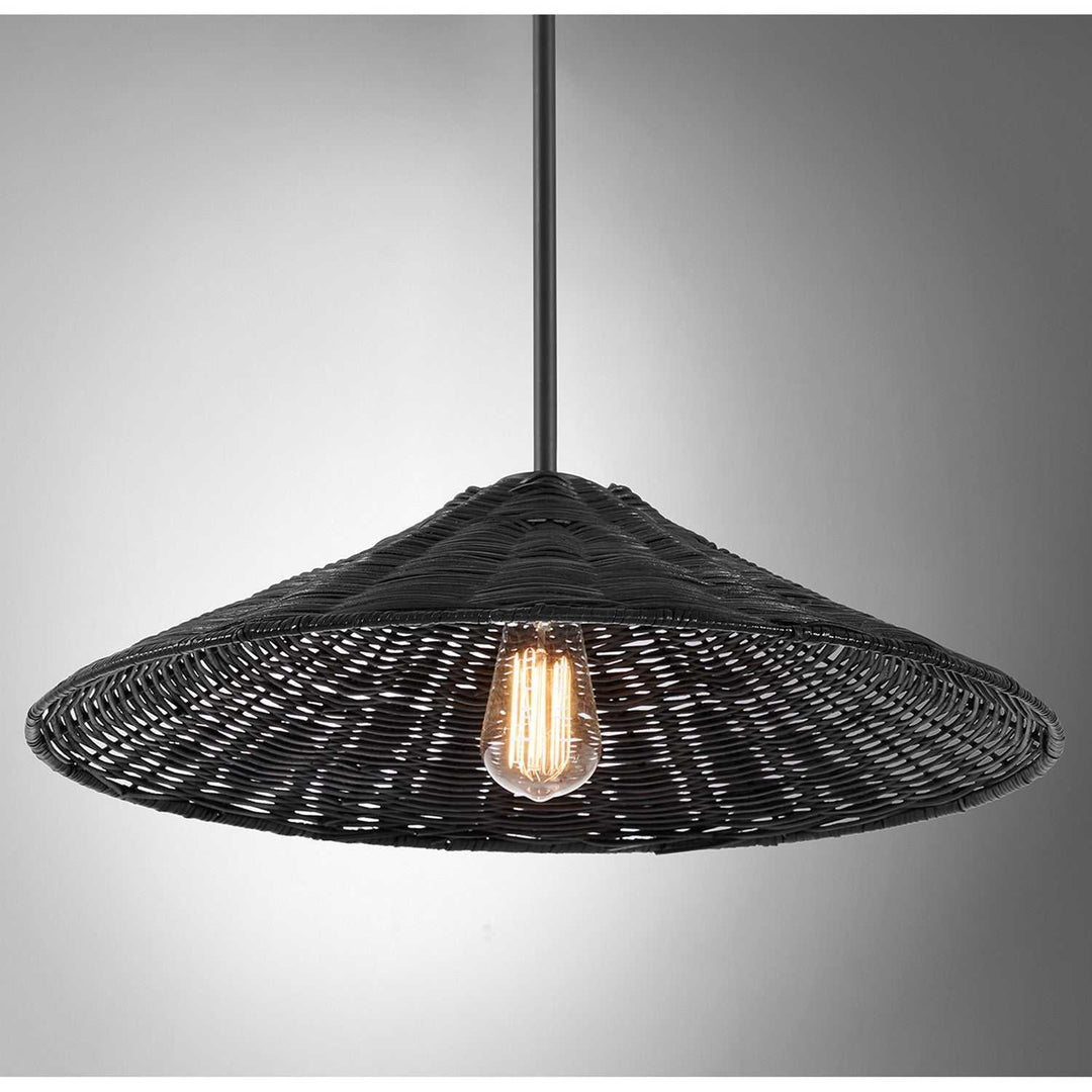 Meridian - M7041MBK - One Light Pendant - Matte Black