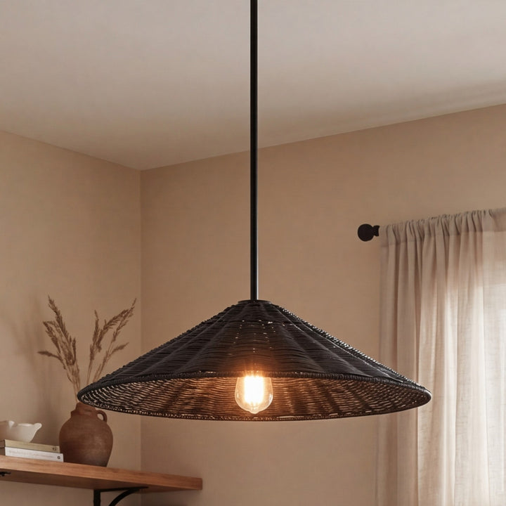 Meridian - M7041MBK - One Light Pendant - Matte Black