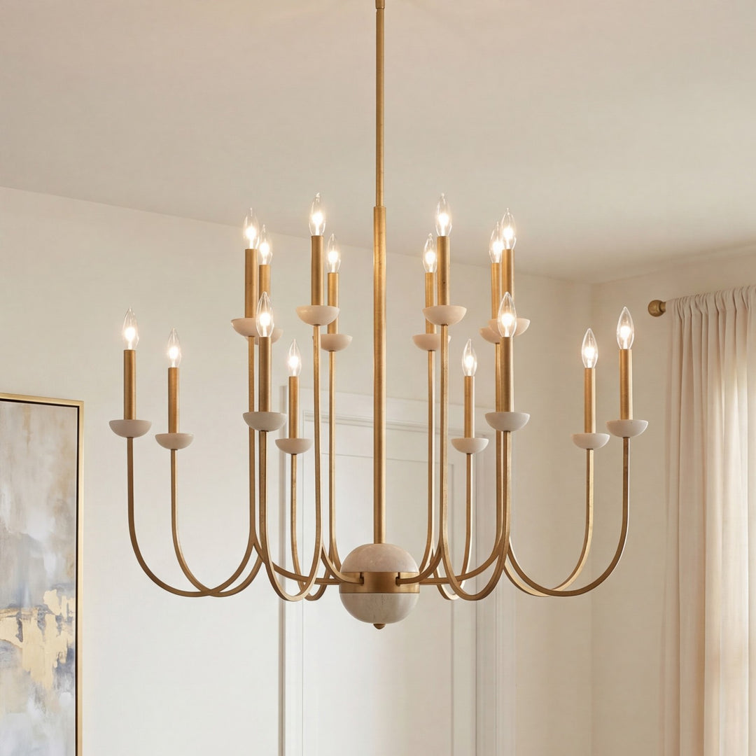 Savoy House - 1-2296-16-262 - 16 Light Chandelier - Oakhurst - Antique Gold