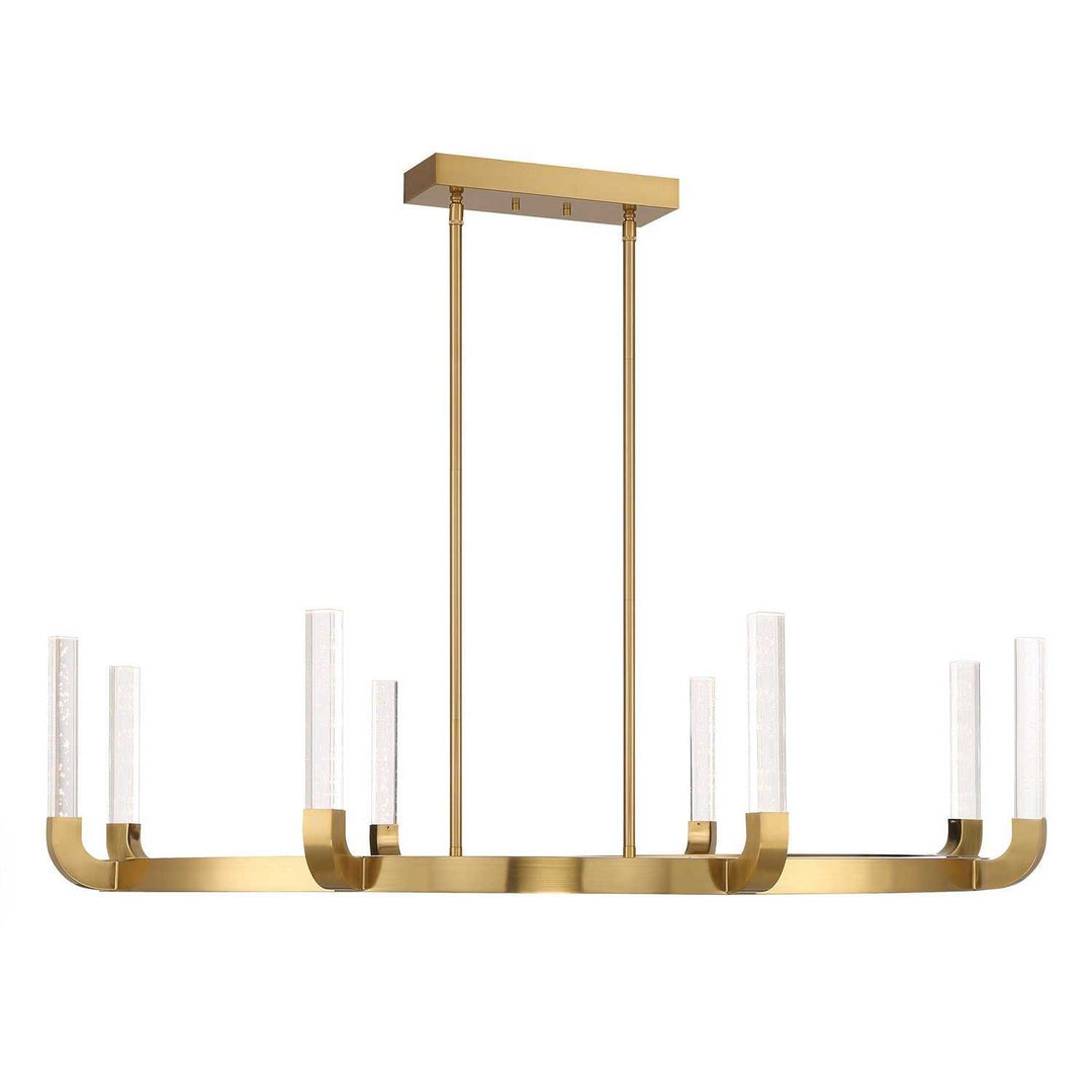 Del Mar LED Chandelier in Warm Brass Savoy House