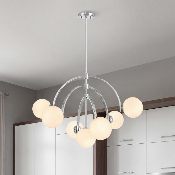 Savoy House - 1-3319-7-11 - Seven Light Chandelier - Marias - Polished Chrome