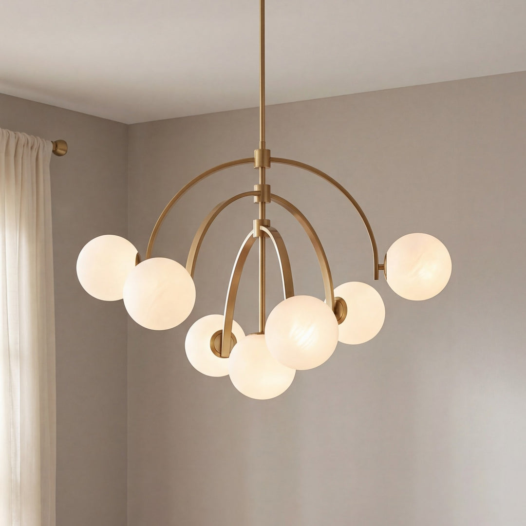 Savoy House - 1-3319-7-322 - Seven Light Chandelier - Marias - Warm Brass