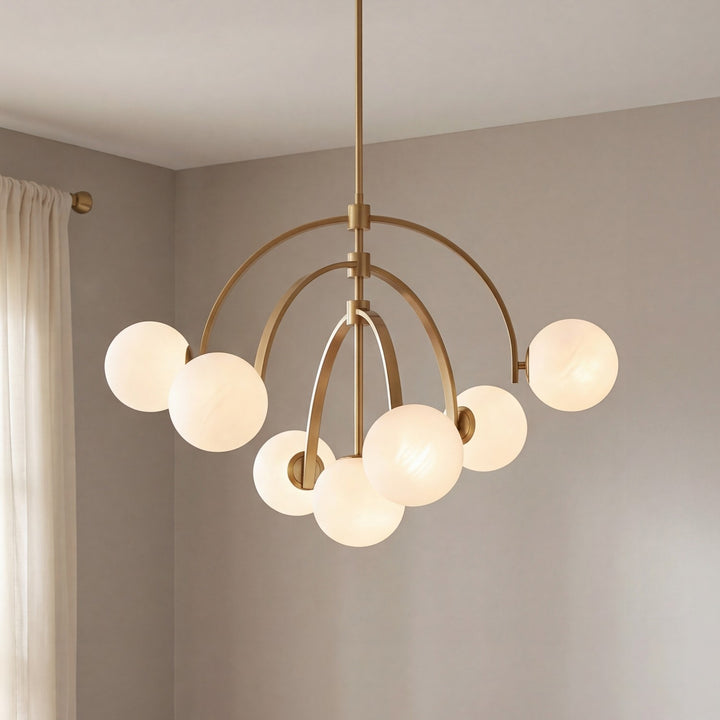 Savoy House - 1-3319-7-322 - Seven Light Chandelier - Marias - Warm Brass