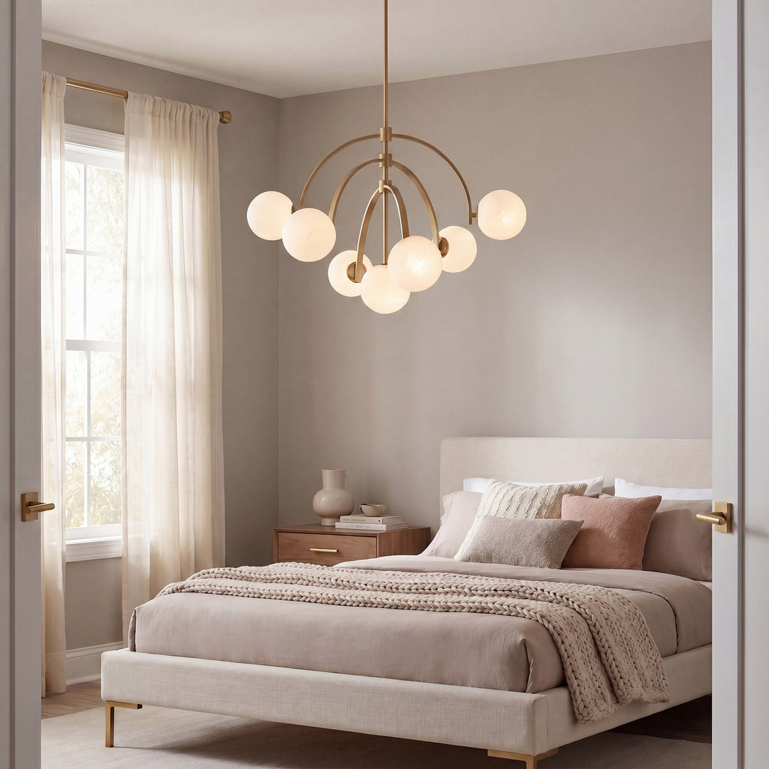 Savoy House - 1-3319-7-322 - Seven Light Chandelier - Marias - Warm Brass