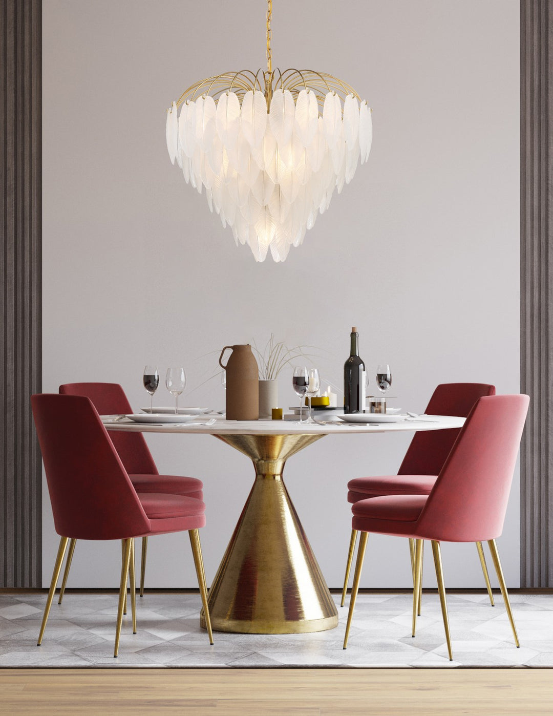Savoy House - 1-3504-9-322 - Nine Light Chandelier - Boa - Warm Brass