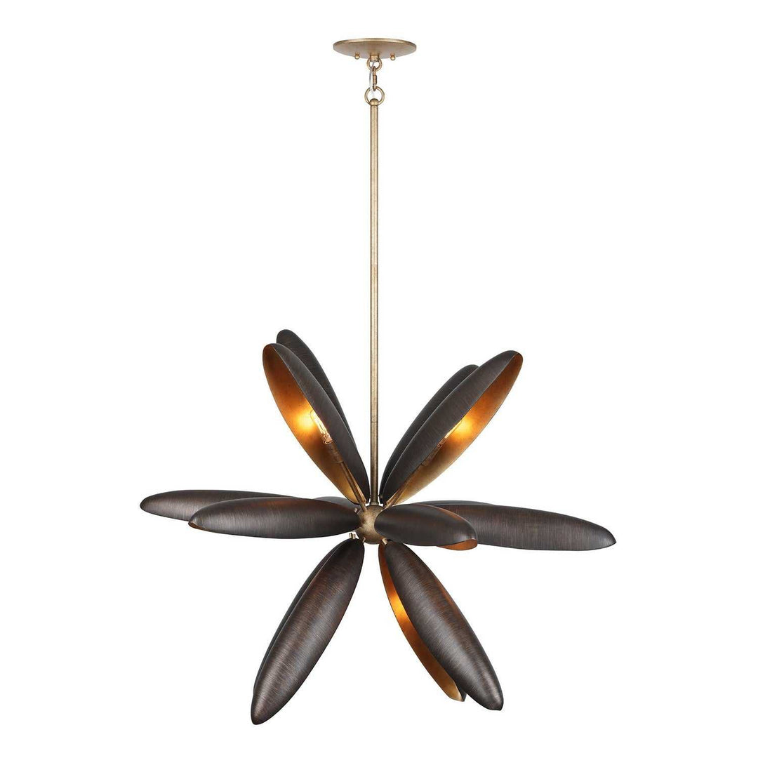 Estrella Del Mar 14 Light Chandelier in Centura with Burnished Gold Savoy House