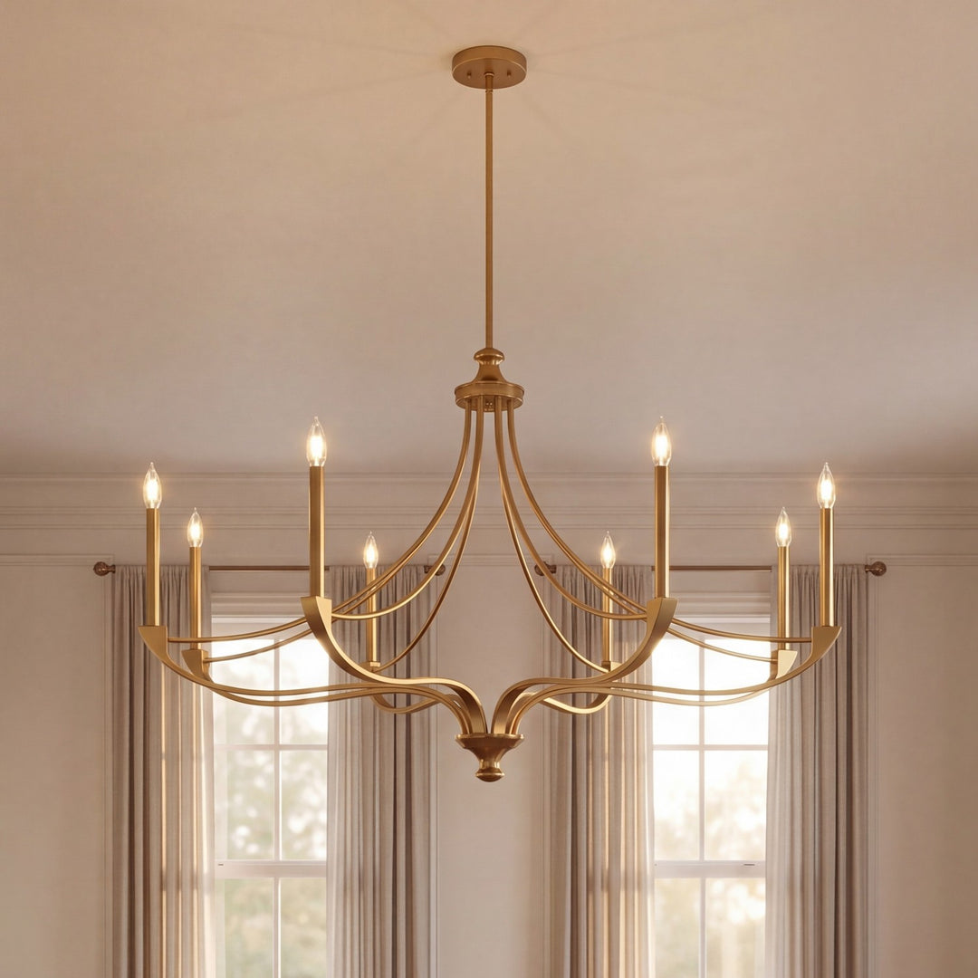 Savoy House - 1-6415-8-322 - Eight Light Chandelier - Preserve - Warm Brass