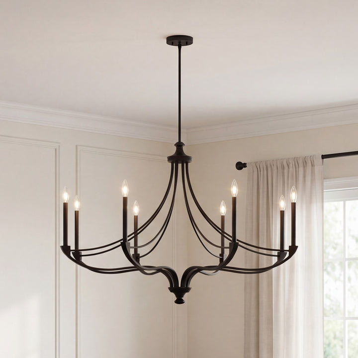 Savoy House - 1-6415-8-89 - Eight Light Chandelier - Preserve - Matte Black