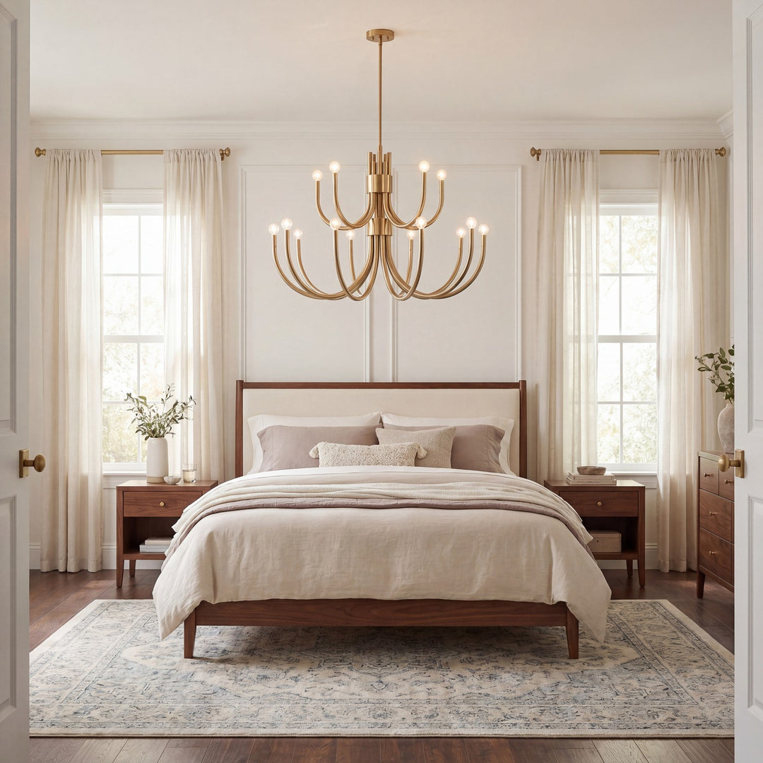 Savoy House - 1-6682-15-127 - 15 Light Chandelier - Sorrento - Noble Brass