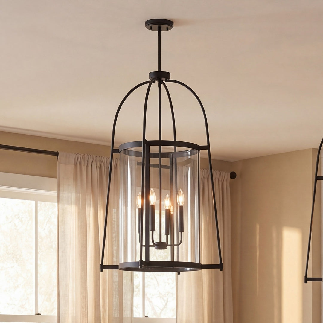 Savoy House - 3-2406-4-89 - Four Light Pendant - Rosedale - Matte Black