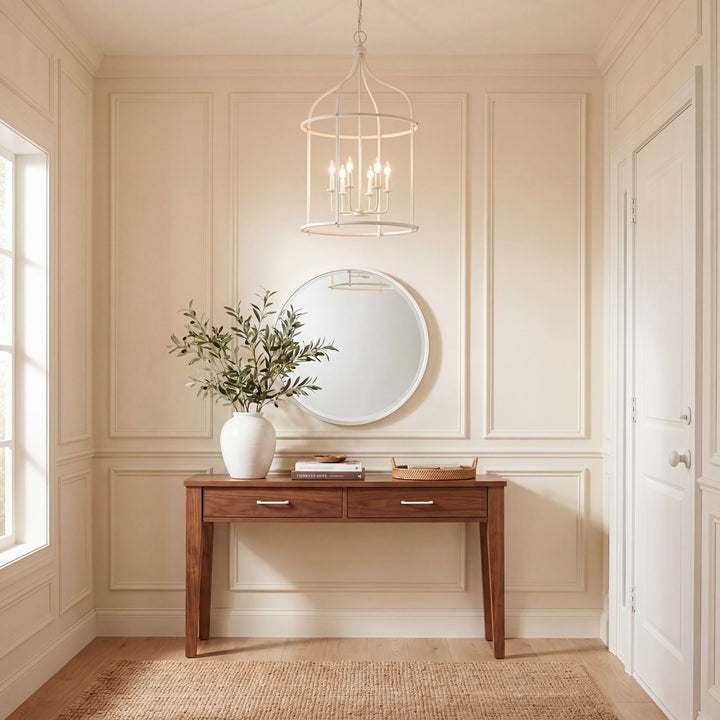 Savoy House - 3-7388-6-83 - Six Light Pendant - Brookstone - Bisque White