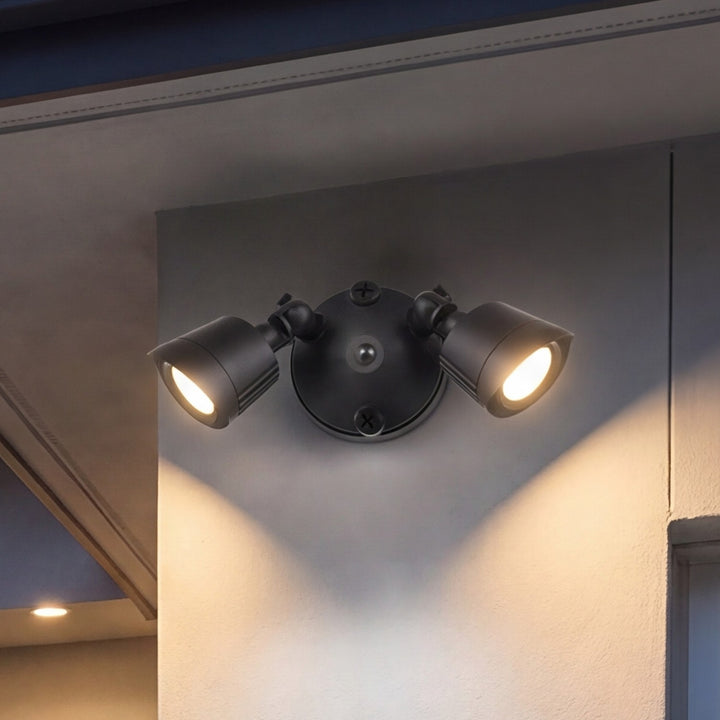 Savoy House - 4-FLOOD-A2-3000K-BK - LED Double Flood Light - Black