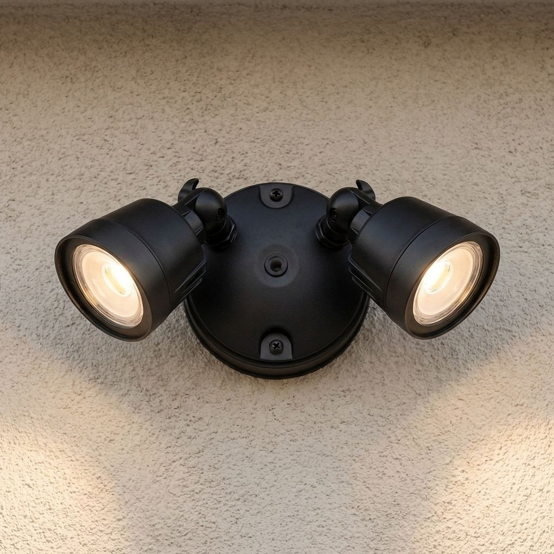 Savoy House - 4-FLOOD-A2-3000K-BK - LED Double Flood Light - Black