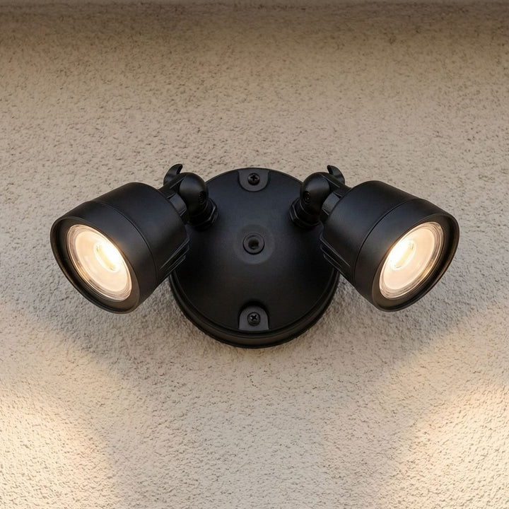Savoy House - 4-FLOOD-A2-3000K-BK - LED Double Flood Light - Black