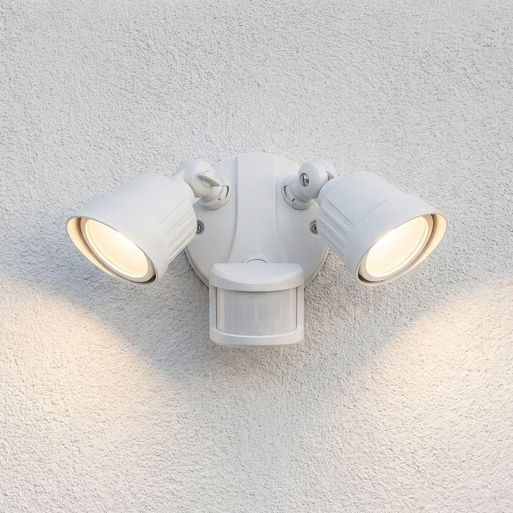 Savoy House - 4-FLOOD-MS-A2-3000K-WH - LED Motion Sensored Double Flood Light - White